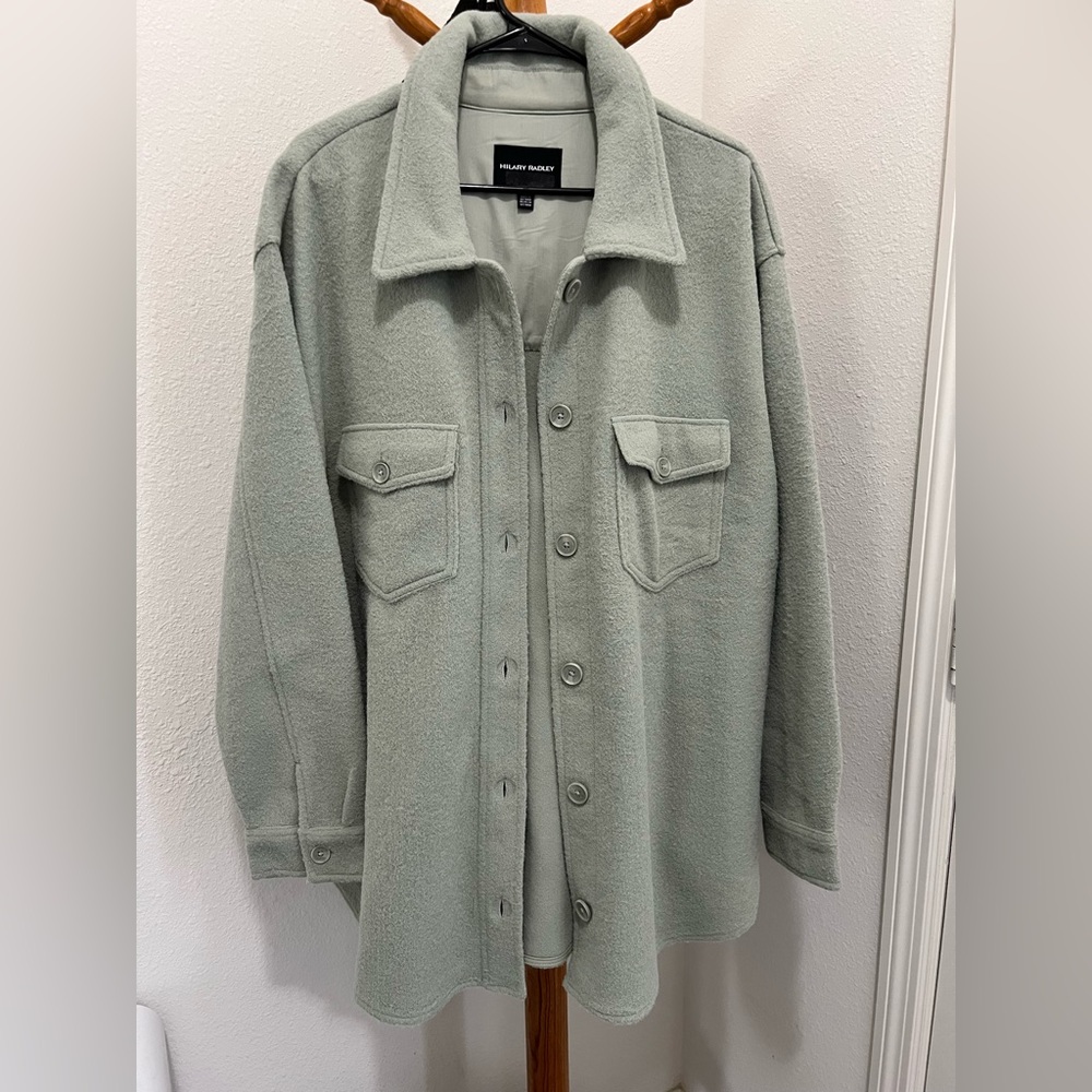 Hilary Radley Sage Teddy Jacket